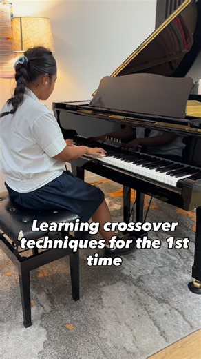Vincent Music on Instagram: "Cross over technique can be a way of improvising or writing for a song. Used with pedal in a certain way in can create a “drum effect” and looks cool too! #piano #crossover #vincentmusic #4101 #westendbrisbane"
