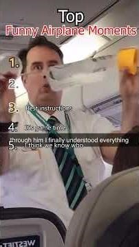 Top funny airplane moments | Part 82 #ranking #funny #airplane #moments
