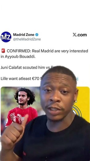 Real Madrid wanting Boudaddi is bad news for everyone else 💔