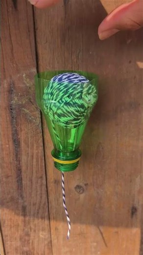 Self-made wool ball storage device #tips #diy #tricks #recycle #shorts