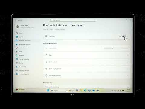 How do I disable the touchpad on the HP OmniBook 5 Flip?
