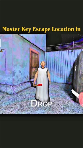 How to find Master Key Escape location granny1 #shorts #granny #escapegranny #keyescape