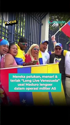 Perayaan Diaspora Venezuela Menggema Usai Penangkapan Presiden Maduro