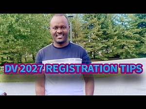 DV LOTTERY APPLICATION 2027