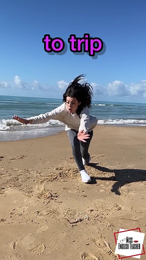 here are the explanations for the differences between these: To trip and to stumble: - To trip means to catch your foot on something and lose your balance, often leading to a fall. - To stumble means to almost fall or lose your balance, often due to an uneven surface or lack of coordination. Jump, leap, and hop: - Jump and leap both involve propelling oneself off the ground using both feet, but