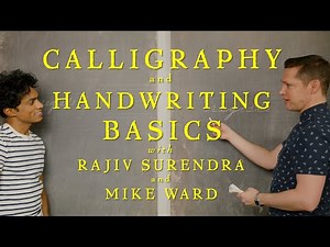 Improve Your Calligraphy! Handwriting Basics with Rajiv Surendra and Mike Ward (Spencerian Script)