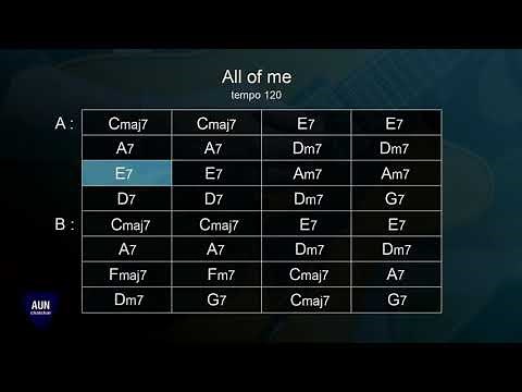 All Of Me - Backing Track Tempo 120 (Aun Chatchai)