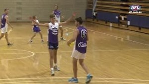 Lucky fan takes on stars