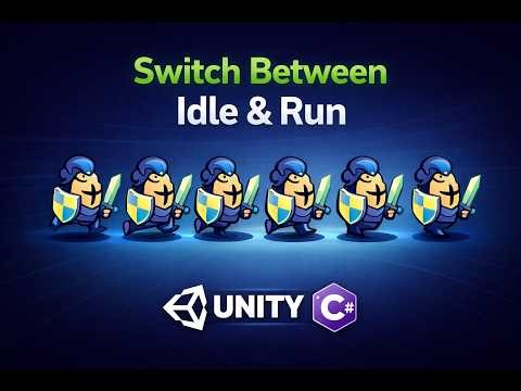 How to make the player Walk/Run || Switch between Idle & Run