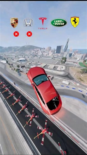 Which Car Can Jump Over 20 Helicopters? 😱 (INSANE Test) #automobile