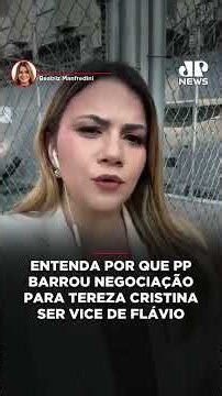 Understand why the PP blocked negotiations for Tereza Cristina to be Flávio's running mate #shorts