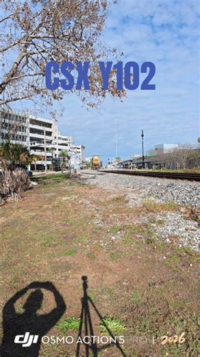 CSX Y102 With SD50 #csx #fec #train #railroad #railway #sehar #railfan #railfanning #heritageunit