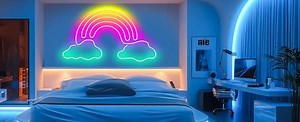 Cozylady RGB Neon Led strip Light, mit Fernbedienung, APP Steuerung, wasserdichte flexible Rgb Streifen, 24V LED Neon band für Schlafzimmer, Heiminnenausstattung Dekoration. (30M/100Fuß)