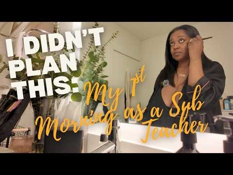 I Didn't Plan This: My 1st Morning as a Substitute Teacher