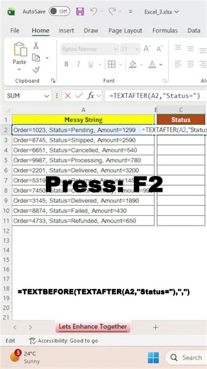 Rare Advanced Function in Excel | Excel Hack | Excel Tricks #excel #shorts #shortsfeed #ytshorts