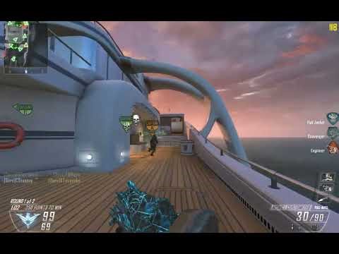 Call of Duty Black Ops 2: Domination - Hijacked (9v9 Veteran Bots) Gameplay