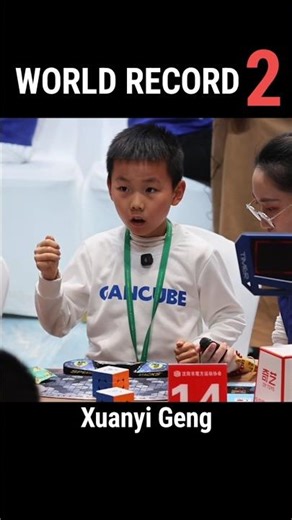 3x3 cube world record 2 #rubikscube #shorts @Cubix838 @GANCUBEOFFICIAL