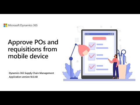 Approve Purchase orders and requisitions workflows from Dynamics 365 Approvals Management