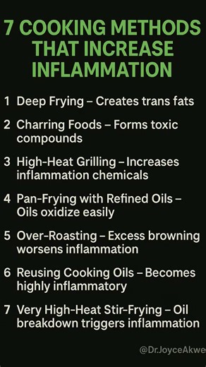 Cooking Methods Increasing Inflammation (Most People Still Use Them)#health #shorts#inflammation