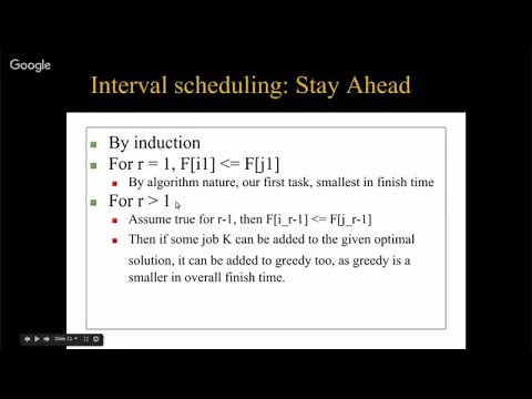 Greedy Algorithms - Stay Ahead Technique (Arabic)