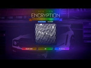 PLAYING ROCKET LEAGUE WITH THE ENCRYPTION DECAL!