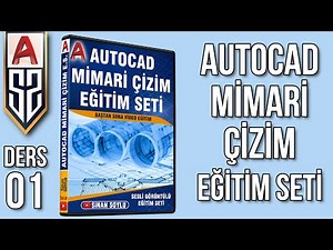 01 Autocad Dersleri Mimari Çizim Eğitim Seti | Kat Planı Çizme