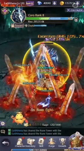 League of Angels: Pact Mobile - Obtenir des récompenses lors des combats