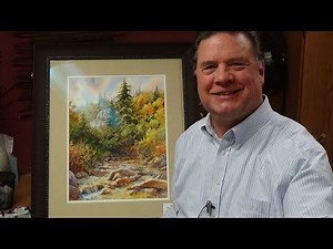 Roland Lee Watercolor Workshop - #14 Mountain Stream, Pines, and Aspens