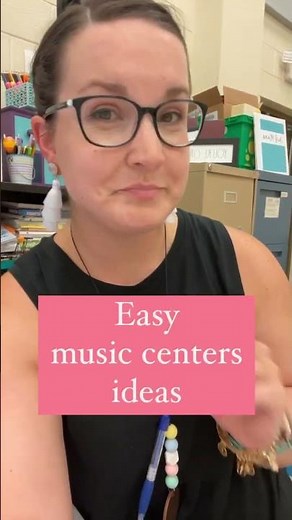 5 easy elementary music center ideas to practice rhythm and melody #musiclesson #elementarymusic