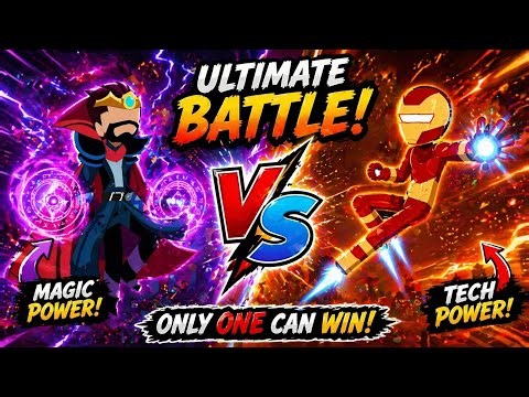 Doctor Strange vs Iron Man Stickman – This Fight Went Too Far