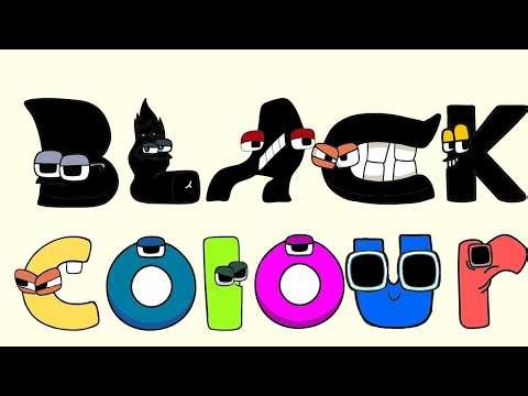 Black Colour ABC Song | Learn Alphabets, Colors & Shapes | Black Learning Song for Kids 3