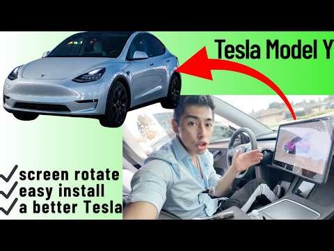 Tesla Model Y screen upgrade