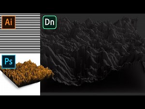 Create an Abstract 3D Topographic Map in Photoshop for Dimension