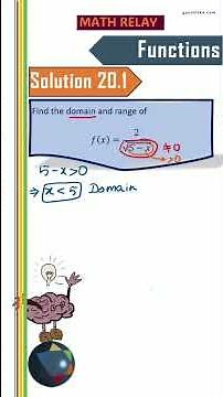 DAY 142 MATHRELAY challenge; Solution to yesterday's problem! Topic: Functions