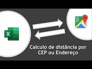 Calculo de Distancia por CEP via Excel