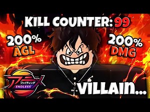 I Became a VILLAIN in Anime Fighting Simulator: Endless Public Servers..