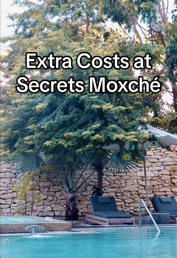 Replying to @Libby Judsen Secrets Moxché is all-inclusive… but there are a few things that cost extra. Some examples: • spa treatments • excursions off the resort • professional photo shoots • special dining experiences • tips for staff Still, 90% of what you’ll experience at the resort is included. What else do you want to know about Secrets Moxché? @Magical Vacation Planner #secretsmoxche #mexicoallinclusive #allinclusiveresort #luxurytravel #resorttips