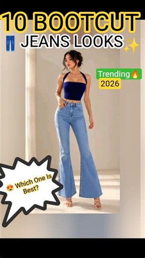 How to Style Bootcut Jeans | 10 Ways 👖✨#shorts #StyleInspo#OOTD