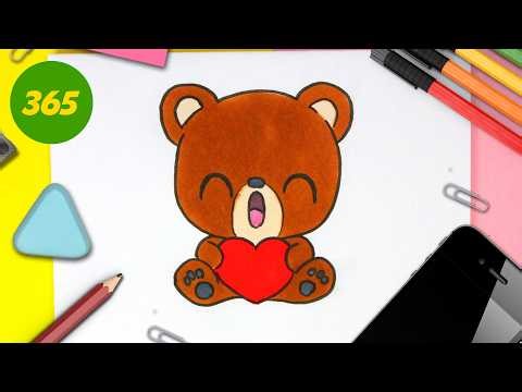 How to Draw a Cute and Kawaii little bear – Step by Step Tutorial