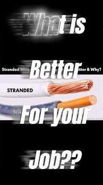 Stranded vs Solid Wire Explained in 60 Seconds