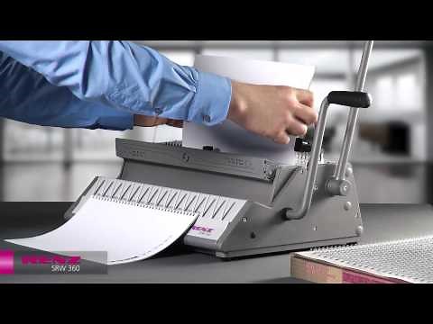 Renz SRW 360 Wire Binding Machine