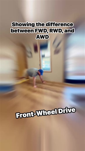 Showing the customer the difference between FWD, RWD, and AWD. #fyp