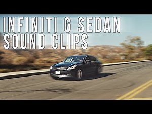 FAST INTENTIONS INFINITI G37 SEDAN EXHAUST - SOUND CLIPS