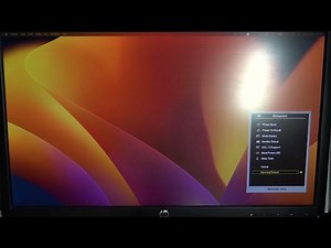 HP Compaq LA2306x How To Disable Power Saving Mode