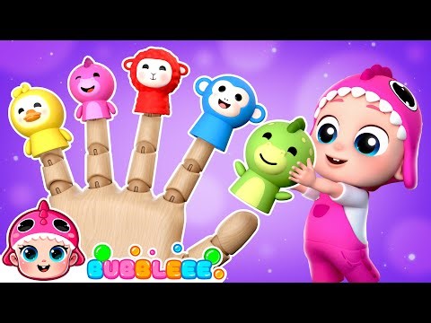 Finger Family Song | 1 Hour Best Kids Cartoon Compilation | Bubbleee - Nursery Rhymes