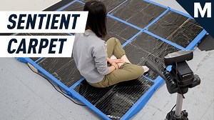 This carpet can feel exactly what you're doing on it using only tactile sensors