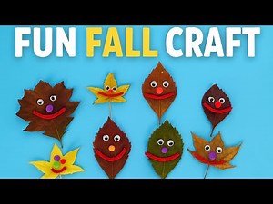 Fun Fall Leaf Craft for Children | Simple Autumn DIY Activity