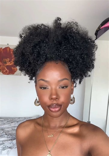 Replying to @tragicule my full No Leave-Out Crochet install tutorial is on my page ❤️ here’s how I turn it into a puff #fyp #crochethair #crochetersoftiktok #crochethairstyles #crochethairtutorial