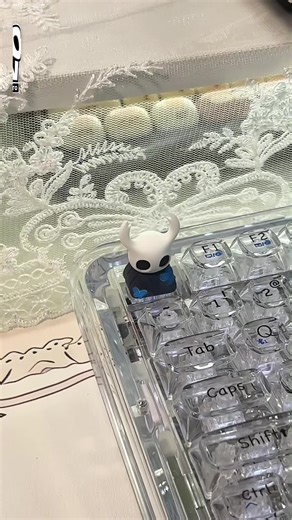 POV: your keyboard gets a tiny Hollow Knight upgrade 🖤✨ Handmade 3D resin Knight keycap — close-up details first, then the typing test (so satisfying). Grab it here: https://www.otavault.com/ #hollowknight #mechanicalkeyboard #keycaps #keyboard #KeyboardASMR