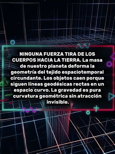 La gravedad no es una fuerza!! #gravedad #fisica #relatividad #miguelalcubierre #espaciotiempo